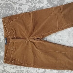 Flavio Castellani Brown Corduroy Low Rise  Pants